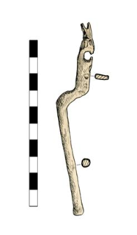 Artifact (part of tongs or of a cross-bow breech)