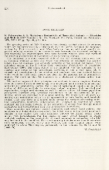 K. Petrusewicz, A. Macfadyen, 1970: Productivity of Terrestrial Animals - Principles and Methods (IBP Handbook No. 13). Blackwell Sci. Publ., Oxford, Edinburgh, 190 pp