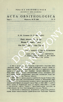 Ptaki obwodu Tomskiego
