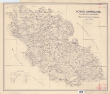 Powiat garwoliński, województwo warszawskie : mapa administracyjna i komunikacyjna skala 1:100 000