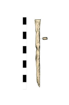Nail, headless, fragment