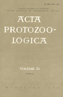 Acta Protozoologica, Vol. 23, Nr 2