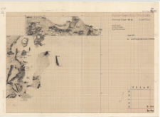 KZG, V 9 C, warstwa 22 : plan konstrukcji drewniano-kamiennych