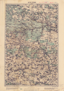 46&deg;50&deg; Żytomir : podziałka 1:200.000. 1cm= 2 km