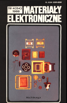Spis treści 1988 nr 4(64) = Content 1988 nr 4(64)