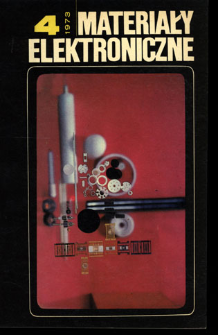 Materiały Elektroniczne 1973 nr 4