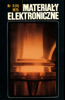 Materiały Elektroniczne 1975 nr 3(11)