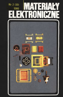 Materiały Elektroniczne 1980 nr 2(30)