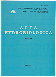 Acta Hydrobiologica Vol. 40 Fasc. 2 (1998)