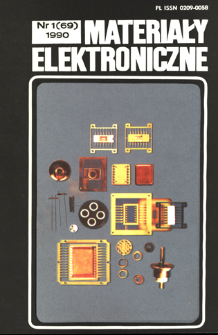 Materiały Elektroniczne 1990 nr 1(69)