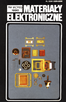 Materiały Elektroniczne 1990 nr 2(70)