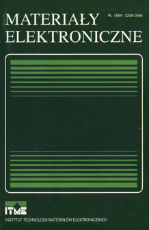 Materiały Elektroniczne 1992 = Electronic Materials 1992