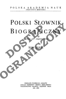 Polski słownik biograficzny T. 33 (1991-1992), Rudowski Jan - Rząśnicki Adolf