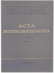 Acta Hydrobiologica Vol. 9 Fasc. 1-2 (1967)