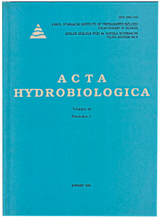 Acta Hydrobiologica Vol. 40 Fasc. 1 (1998)