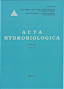 Acta Hydrobiologica Vol. 40 Fasc. 4 (1998)