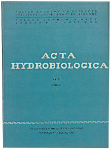 Acta Hydrobiologica Vol. 27 Fasc. 1 (1985)