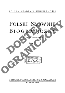Polski słownik biograficzny T. 6 (1948), Dunin Rodryg - Firlej Henryk