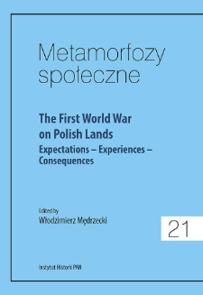 First World War on Polish lands : expectations - experiences - consequences