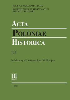 Acta Poloniae Historica T. 123 (2021), Archive