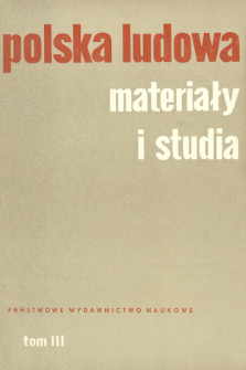 Polska Ludowa : materiały i studia. T. 3 (1964)
