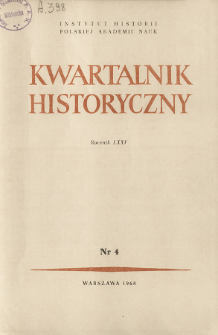 Kwartalnik Historyczny R. 75 nr 4 (1968)