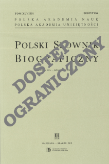 Polski słownik biograficzny T. 48 (2012-2013), Szeliga (Scheliga, Seliga) Jan - Szpilman Władysław