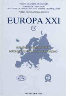 Europa XXI 19 (2009) : European urban system : metropolization and networking