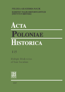 Acta Poloniae Historica T. 115 (2017), Studies