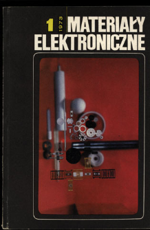 Materiały Elektroniczne 1973 nr 1