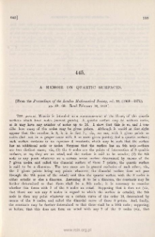 A Memoir on Quartic Surfaces