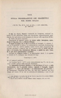 Sulla penetrazione dei proiettili nei mezzi solidi. « Atti Ist. Veneto di Sc., Lett. ed Arti », t. LXV (1905-1906), pp. 1149-1158