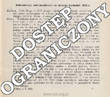Kalendarzyk astronomiczny na miesiąc kwiecień 1913 r.