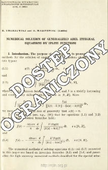 Numerical solution of generalized Abel integral equations by spline functions