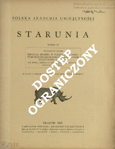 Kopalna Armeria w plejstocenie europejskim ze szczeg&oacute;lnym uwzględnieniem plejstocenu w Polsce = The Fossil Armeria in the European Pleistocene especially in Poland
