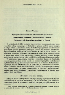 Występowanie wydrzyk&oacute;w (Stercorariidae) w Polsce