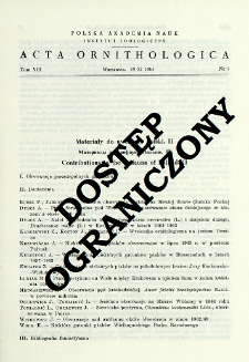 Materiały do awifauny Polski. II