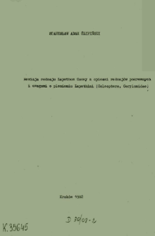 Rewizja rodzaju Lapethus Casey z opisami rodzaj&oacute;w pokrewnych i uwagami o plemieniu Lapethini (Coleoptera, Cerylonidae)