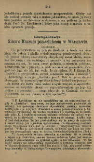 Nieco o Muzeum pszczelniczym w Warszawie (dokończenie)