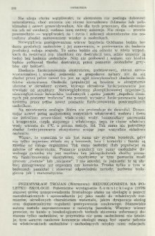 "Przygody ekolog&oacute;w i ewolucjonist&oacute;w w krainie superorganizm&oacute;w" (dyskusja) : Redukcjonista na poletku ekologii