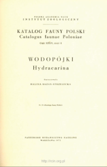 Wodop&oacute;jki = Hydracarina