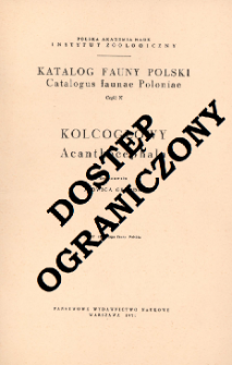 Kolcogłowy = Acanthocephala