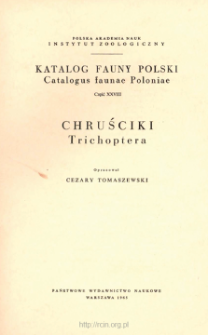 Chruściki = Trichoptera