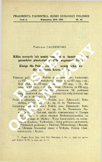 Kilka nowych lub mniej znanych w faunie polskiej gatunk&oacute;w pluskwiak&oacute;w (Heteroptera). 3 = Einige f&uuml;r Polen neue oder wenig bekannte Heteropteren-Arten. 3