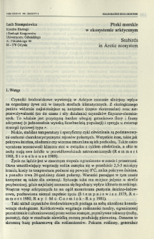 Ptaki morskie w ekosystemie arktycznym