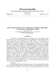 Review of the [Cyphogastra DEYR.]-supergenus (Coleoptera: Buprestidae) V. The Farinosa- and Canaliculata-circles