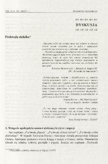 Pochwała zielnika