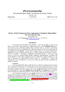 Review of the [Cyphogastra DEYR.]-supergenus (Coleoptera: Buprestidae) VII. The Albertisi-circle