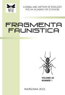 Fragmenta Faunistica vol. 68 no. 1 (2025) - contents