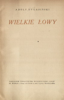 Wielkie łowy